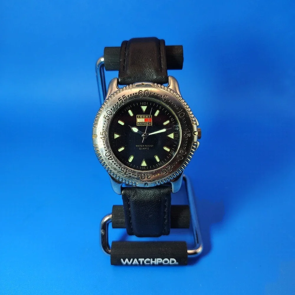 Vintage 2006 Tommy Hilfiger 1500 Professional 40mm Mens Quartz Watch Restored